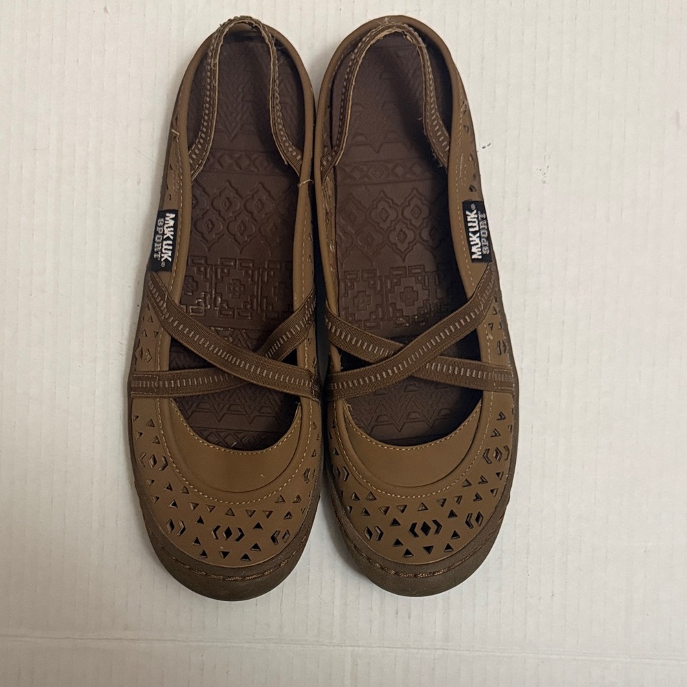 Muk Luks Sport Tan Women's Flats